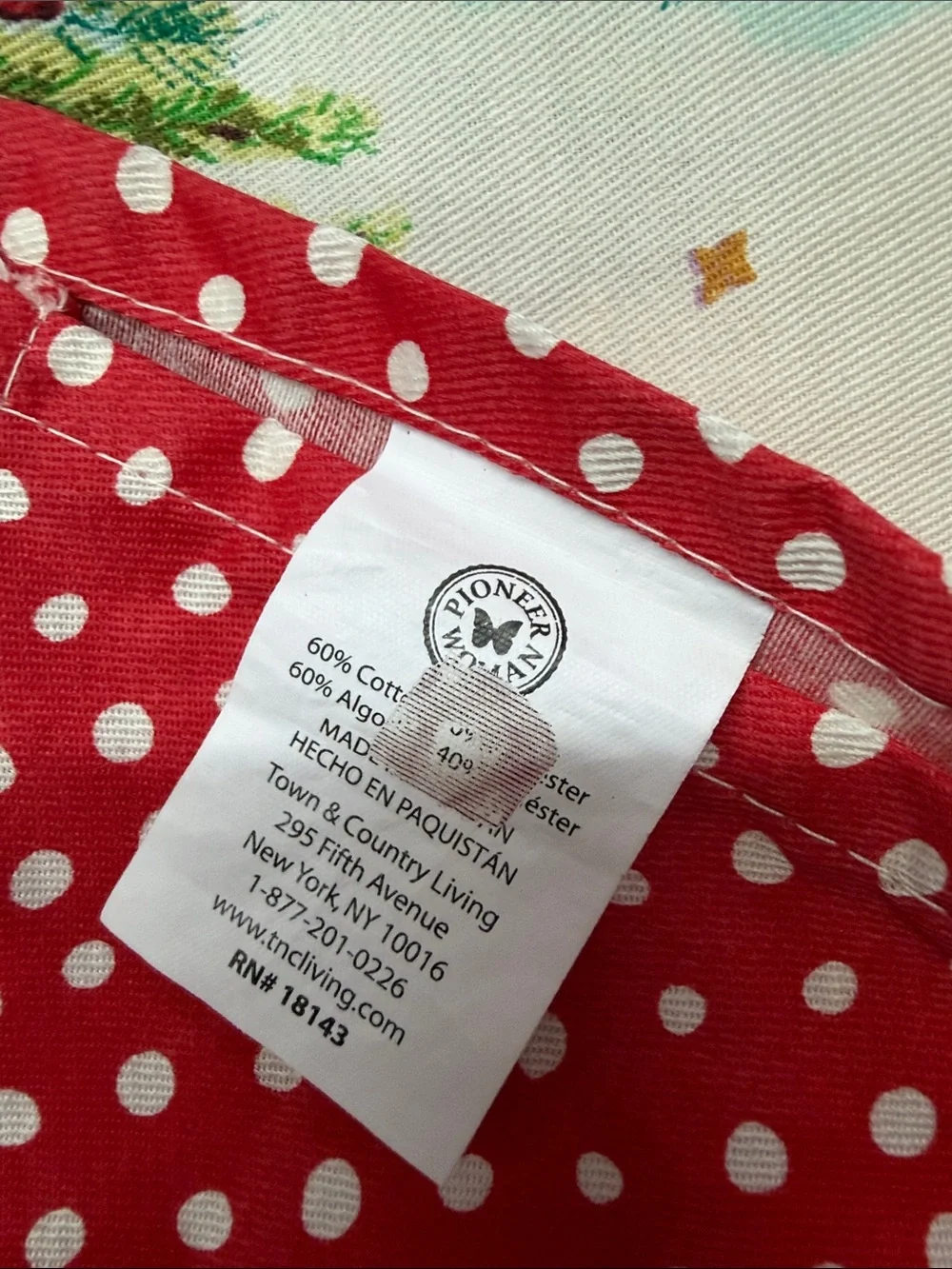 The Pioneer Woman Holiday Tree (Retired Pattern)Oblong Tablecloth Approx 58”x82”